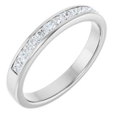 14K White Gold 1/2 CTW Lab-Grown Diamond Band