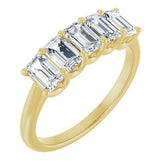 14K Yellow Gold 1 1/2 CTW Lab-Grown Diamond Anniversary Band