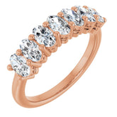 14K Rose Gold 1 1/3 CTW Lab-Grown Diamond Anniversary Band