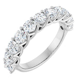 10K White Gold 1 5/8 CTW Natural Diamond Anniversary Band
