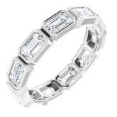10K White Gold 3 5/8 CTW Lab-Grown Diamond Eternity Band Size 8.5