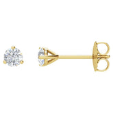 14K Yellow Gold 1/2 CTW Natural Diamond Stud Earrings