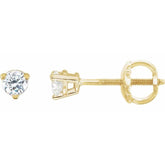 14K Yellow Gold 1/5 CTW Natural Diamond Earrings