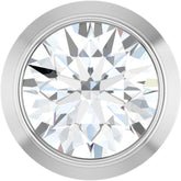 14K White Gold 1/6 CT Lab-Grown Diamond Slide Pendant