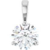 Sterling Silver 1 CTW Natural Diamond Pendant