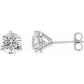 18K White Gold 1 1/2 CTW Natural Diamond Stud Earrings