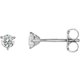 18K White Gold 1/4 CTW Natural Diamond Stud Earrings