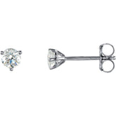 Platinum 1/3 CTW Natural Diamond Stud Earrings