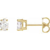 14K Yellow Gold 1/2 CTW Natural Diamond Earrings