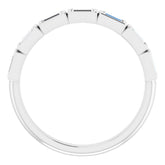 Platinum 1/2 CTW Natural Diamond Anniversary Band