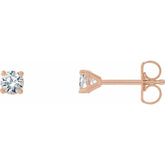 14K Rose Gold 1/4 CTW Natural Diamond Cocktail-Style Earrings