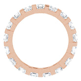 14K Rose 1 3/4 CTW Natural Diamond Eternity Band Size 5