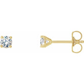 14K Yellow 1/3 CTW Natural Diamond Cocktail-Style Earrings