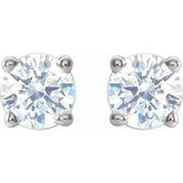 Platinum 1/3 CTW Natural Diamond Earrings