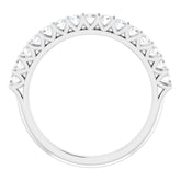 14K White 1/2 CTW Lab-Grown Diamond Anniversary Band