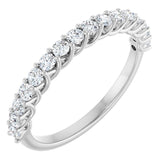Platinum 7/8 CTW Natural Diamond Anniversary Band