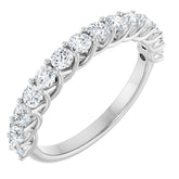 Platinum 7/8 CTW Natural Diamond Anniversary Band