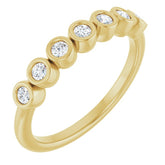 14K Yellow 1/5 CTW Lab-Grown Diamond Anniversary Band