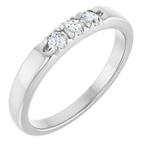 14K White 1/5 CTW Lab-Grown Diamond Anniversary Band