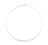 APPRAISED $1350- 14KT Reversible Two-Toned 2.2MM 16" Omega Style Necklace