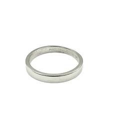 3mm Platinum Flat Band 