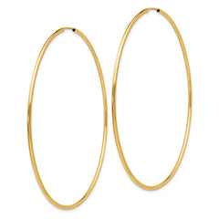 14K Endless Hoop Earrings