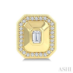 .35CTRD&OCDM OC-SH ART DECO ER YG 14K-G*