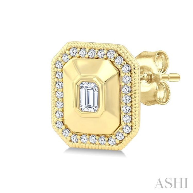 .35CTRD&OCDM OC-SH ART DECO ER YG 14K-G*