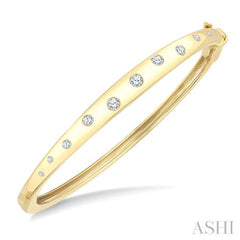.50CTRDDM MOSAIC BANGLE YG 10K-G*