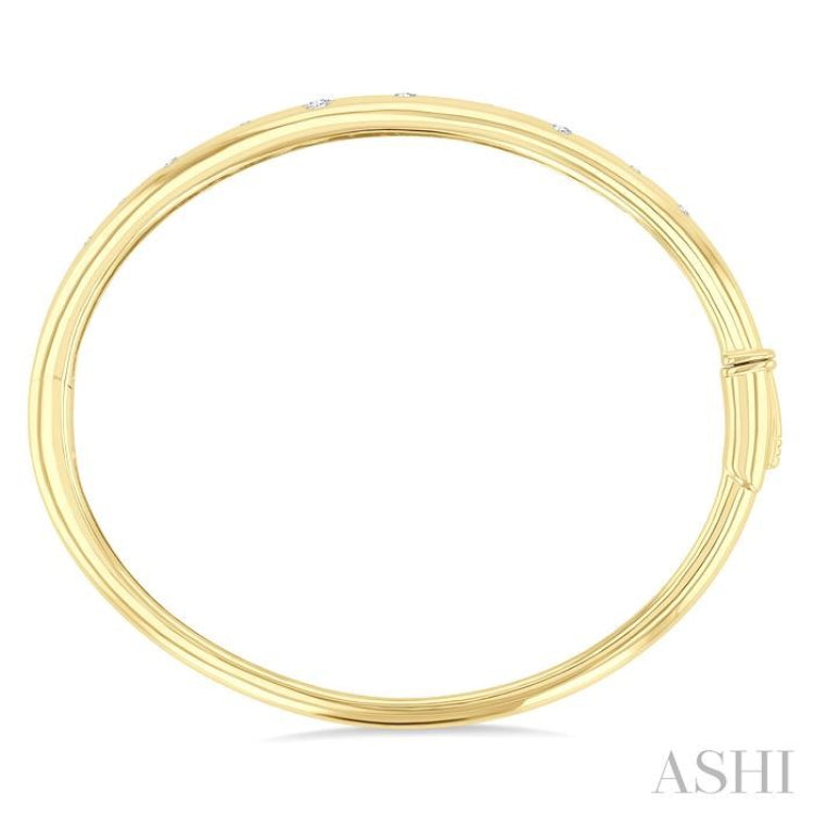 .50CTRDDM MOSAIC BANGLE YG 10K-G*