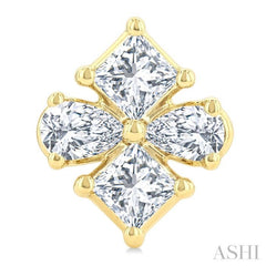 .35CTTWDM PETI MIX FANCY SHP ER YG14K-G*