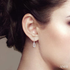 1/50 Ctw Single Cut Diamond Fashion Earrings in Sterling Silver