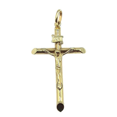APPRAISED $300- 10KT Yellow Gold Crucifix Pendant