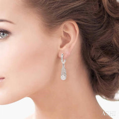 1/2 Ctw Lovebright Round Cut Diamond Earrings in 10K White Gold
