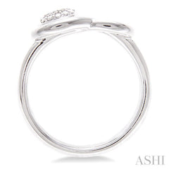 1/50 Ctw Single Cut Diamond Fashion Ring in Sterling Silver