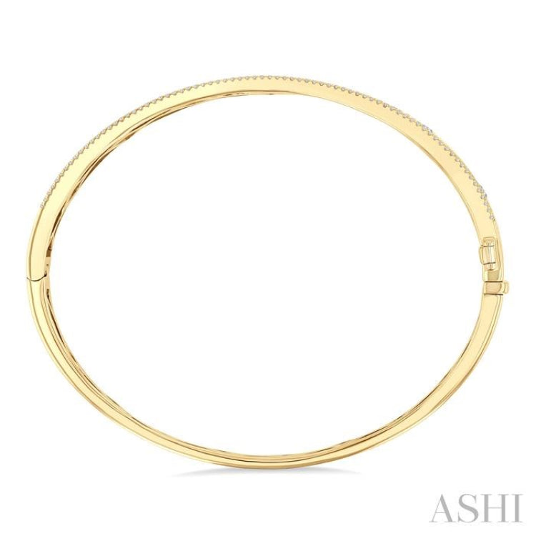 1.0CTRDDM SINGL STONE BEZEL BG YG 14K-G*