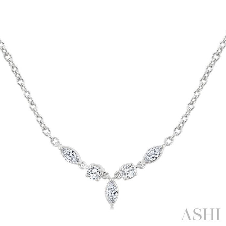 .33CTTWDM PETI MIX FNCY BAR NK WG 14K-G*