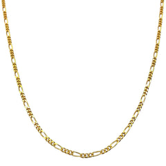 APPRAISED $600- 14KT Yellow Gold 18" Figaro Chain