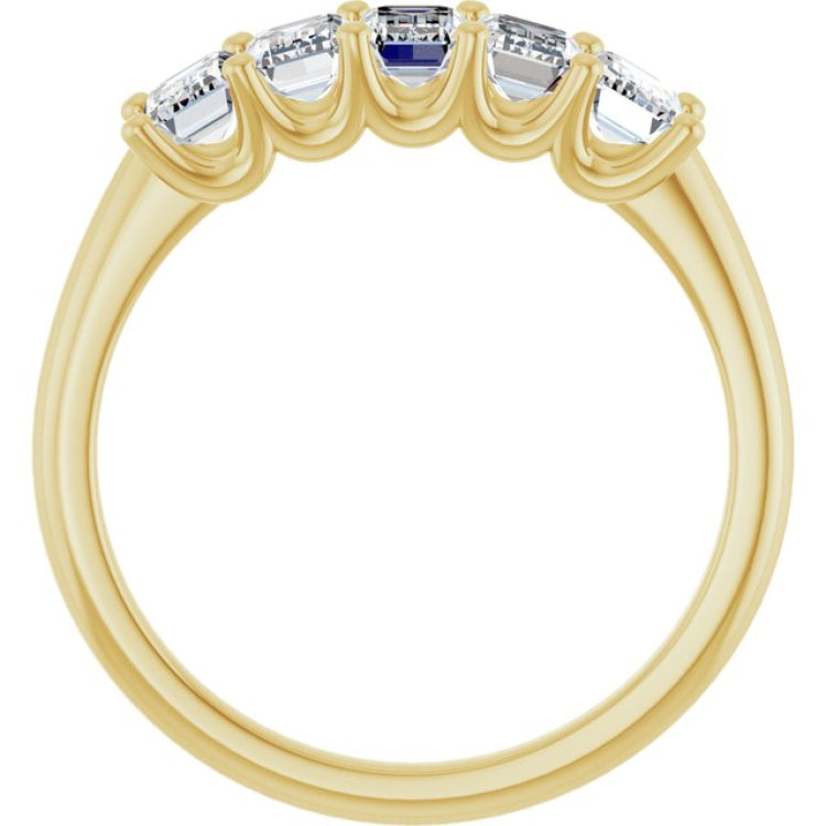 14K Yellow Gold 1 1/2 CTW Lab-Grown Diamond Anniversary Band