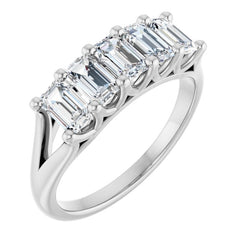 14K White Gold 1 3/4 CTW Lab-Grown Diamond Anniversary Band