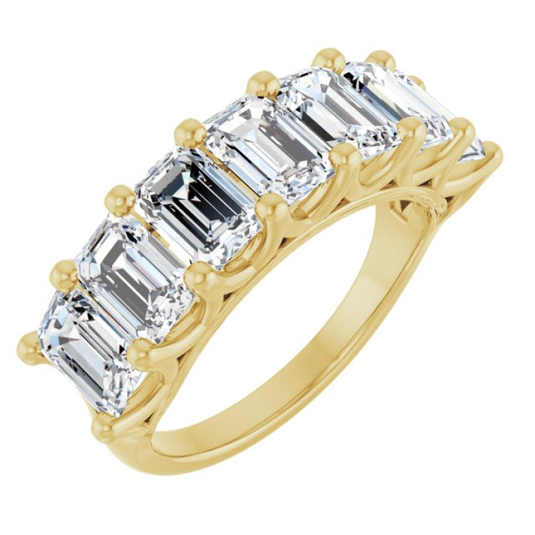 14K Yellow Gold 4 1/5 CTW Natural Diamond Annniversary Band