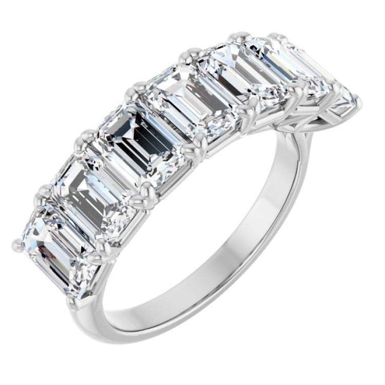 10K White Gold 4 1/2 CTW Natural Diamond Anniversary Band