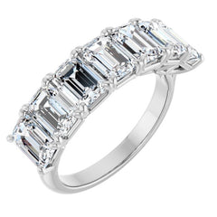10K White Gold 4 1/2 CTW Natural Diamond Anniversary Band