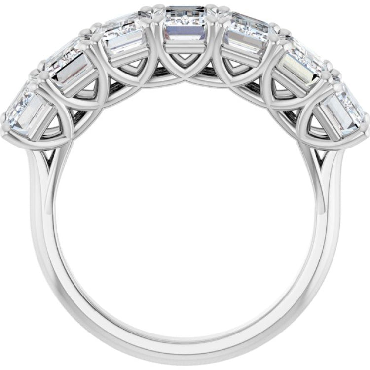 10K White Gold 4 1/2 CTW Natural Diamond Anniversary Band