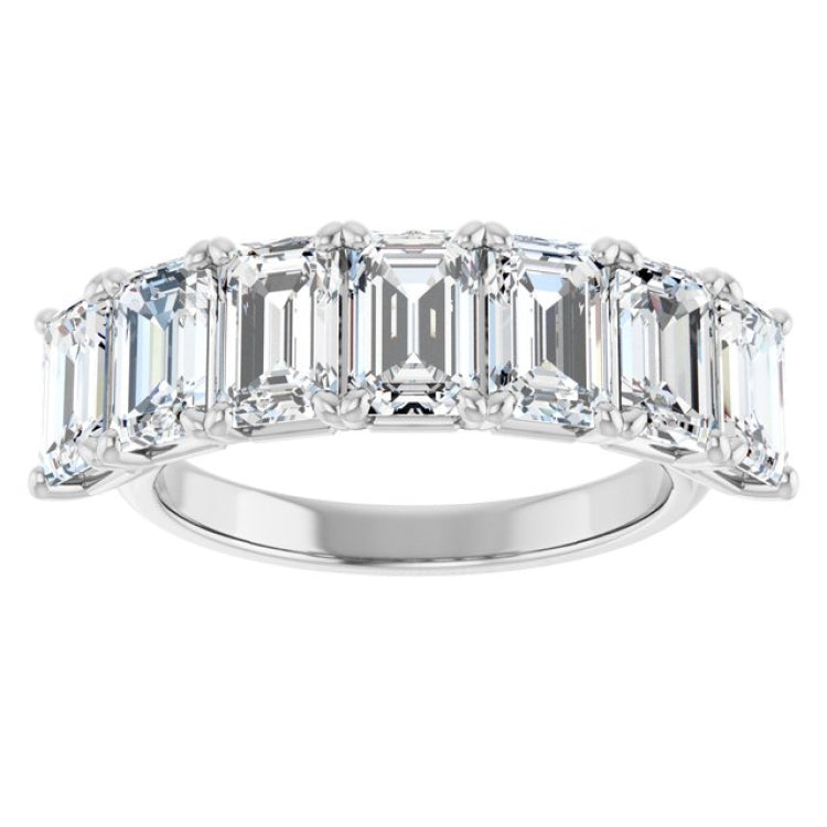 10K White Gold 4 1/2 CTW Natural Diamond Anniversary Band