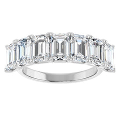 10K White Gold 4 1/2 CTW Natural Diamond Anniversary Band