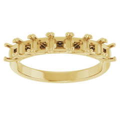 10K Yellow Gold 9/10 CTW Natural Diamond Anniversary Band
