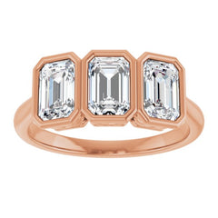 10K Rose Gold 1 1/2 CTW Lab-Grown Diamond Anniversary Band