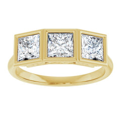 10K Yellow Gold 1 1/2 CTW Lab-Grown Diamond Anniversary Band