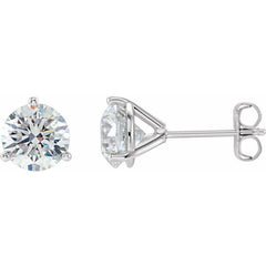 14K White Gold 1/2 CTW Natural Diamond Stud Earrings